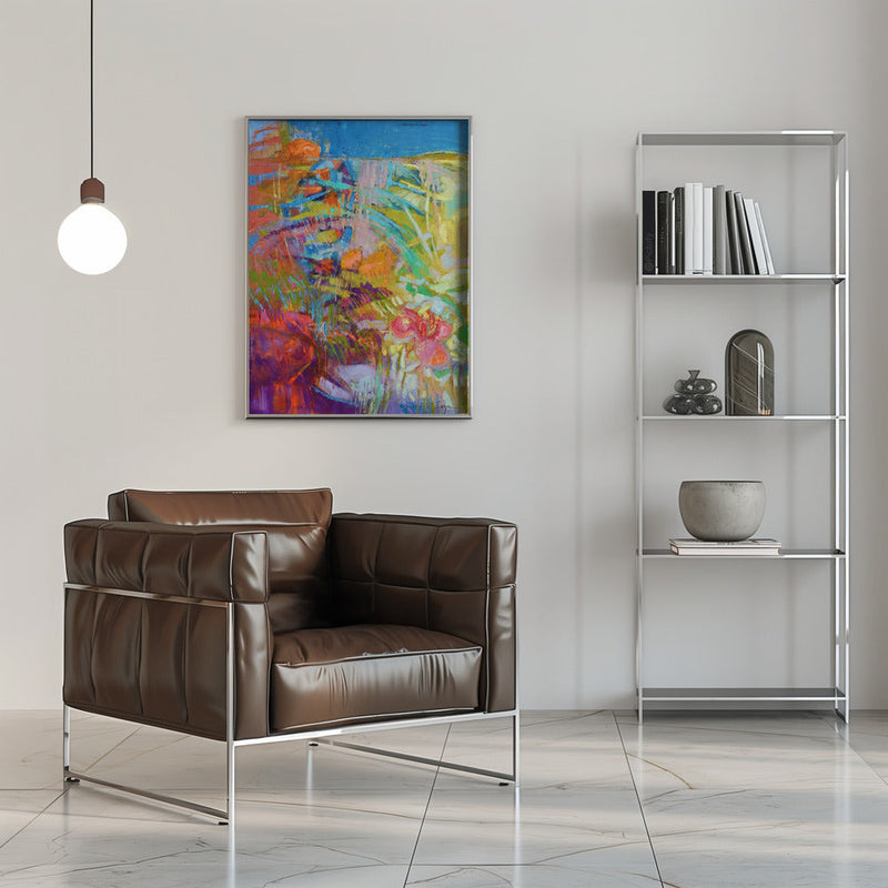 Blooming Heart - Stretched Canvas, Poster or Fine Art Print I Heart Wall Art