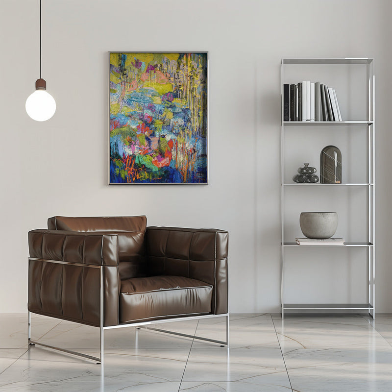 Vivid Nature Dance - Stretched Canvas, Poster or Fine Art Print I Heart Wall Art