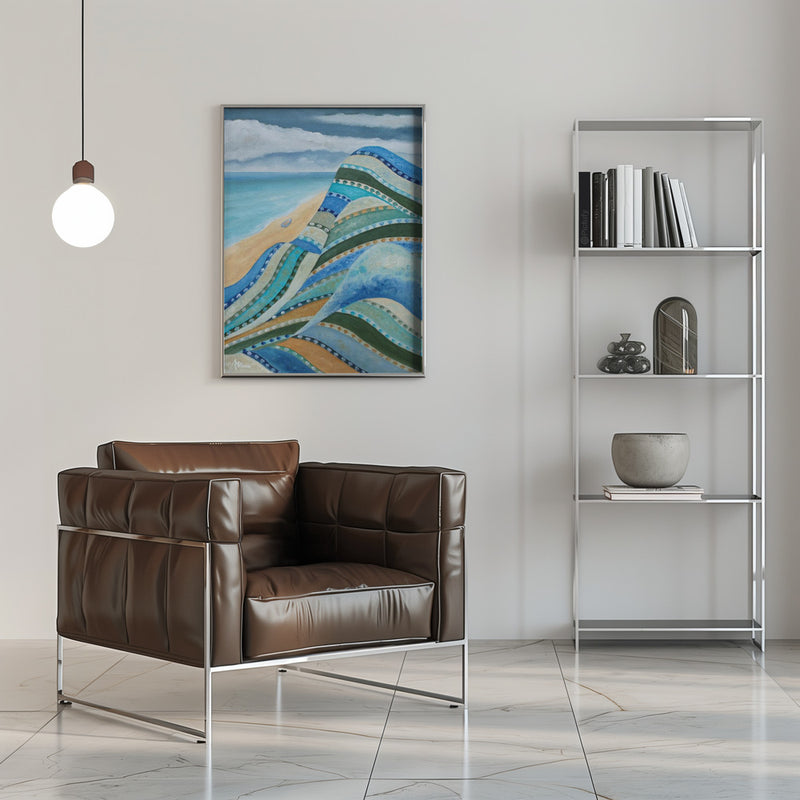 Nonforlorn Blue - Stretched Canvas, Poster or Fine Art Print I Heart Wall Art