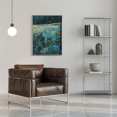 June Meadow - Stretched Canvas, Poster or Fine Art Print I Heart Wall Art