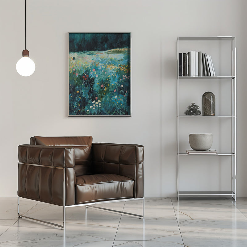 June Meadow - Stretched Canvas, Poster or Fine Art Print I Heart Wall Art