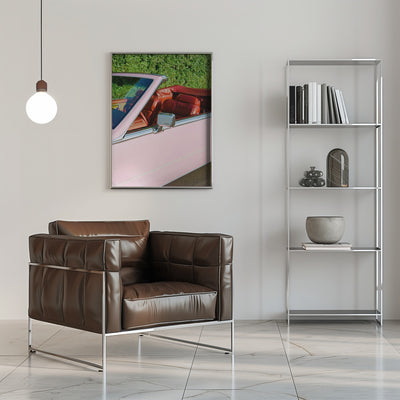 Pink Cadillac - Stretched Canvas, Poster or Fine Art Print I Heart Wall Art