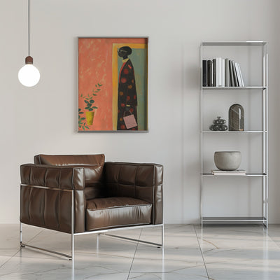 Portrait of a Woman - Stretched Canvas, Poster or Fine Art Print I Heart Wall Art