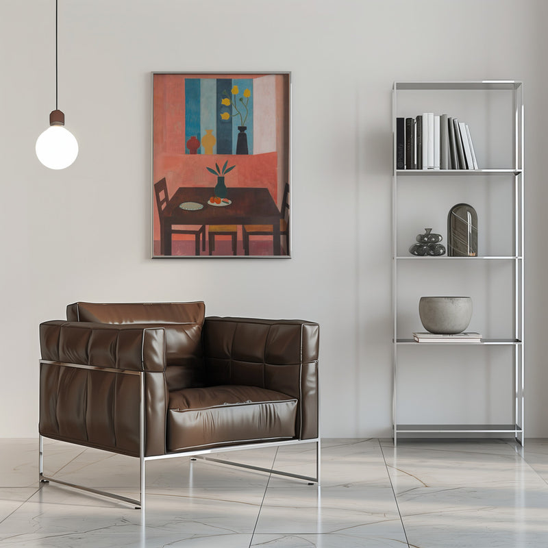 The Restaurant - Stretched Canvas, Poster or Fine Art Print I Heart Wall Art