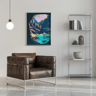 Jurassic Coast - Stretched Canvas, Poster or Fine Art Print