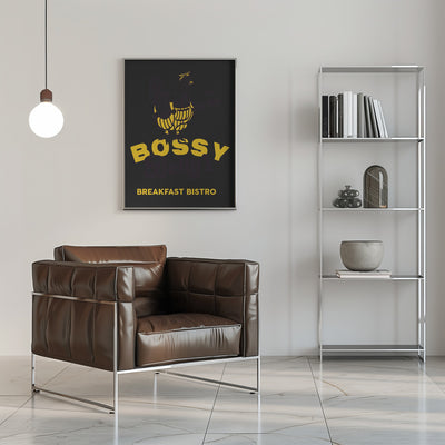 Bossy.png - Stretched Canvas, Poster or Fine Art Print I Heart Wall Art