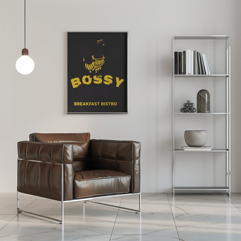 Bossy.png - Stretched Canvas, Poster or Fine Art Print I Heart Wall Art