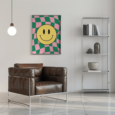 Checkered Bliss - Stretched Canvas, Poster or Fine Art Print I Heart Wall Art