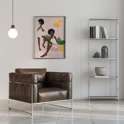 Sunlit Queens - Stretched Canvas, Poster or Fine Art Print I Heart Wall Art