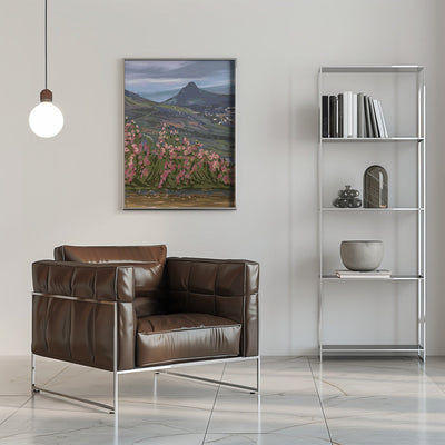 Petals and Peaks, Cape Town, South Africa, 2024 - Stretched Canvas, Poster or Fine Art Print I Heart Wall Art