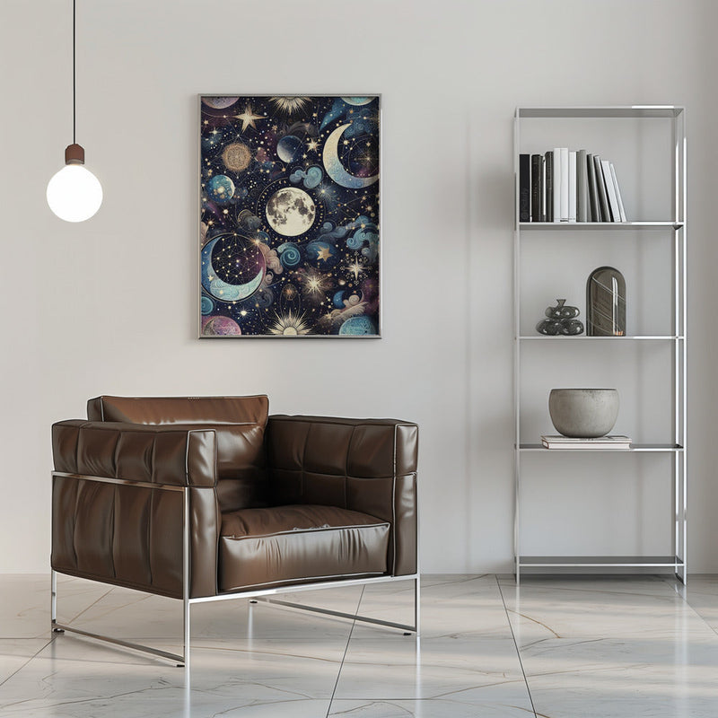 Lunar Magic - Stretched Canvas, Poster or Fine Art Print I Heart Wall Art