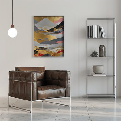 Japanese Landscape - Stretched Canvas, Poster or Fine Art Print I Heart Wall Art