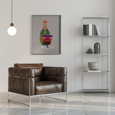L&#039;Aperitivo 3 - Stretched Canvas, Poster or Fine Art Print I Heart Wall Art