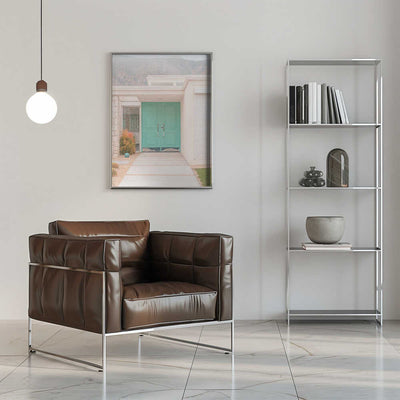 Turquoise Entryway - Stretched Canvas, Poster or Fine Art Print I Heart Wall Art