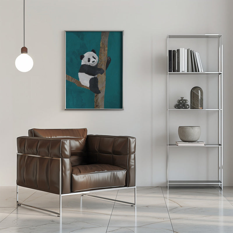 Panda - Stretched Canvas, Poster or Fine Art Print I Heart Wall Art