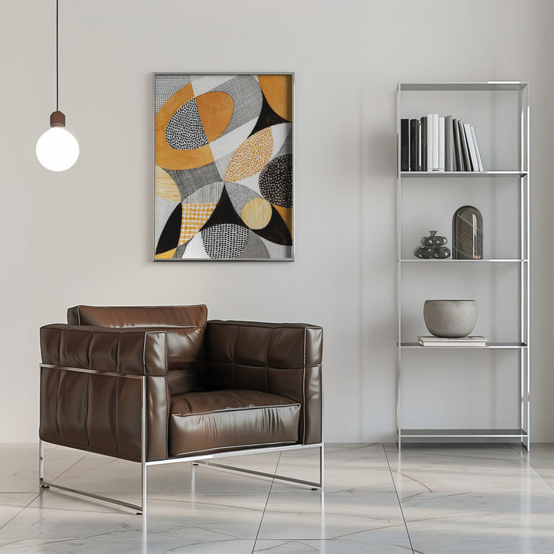 Geometric Harmony - Stretched Canvas, Poster or Fine Art Print I Heart Wall Art