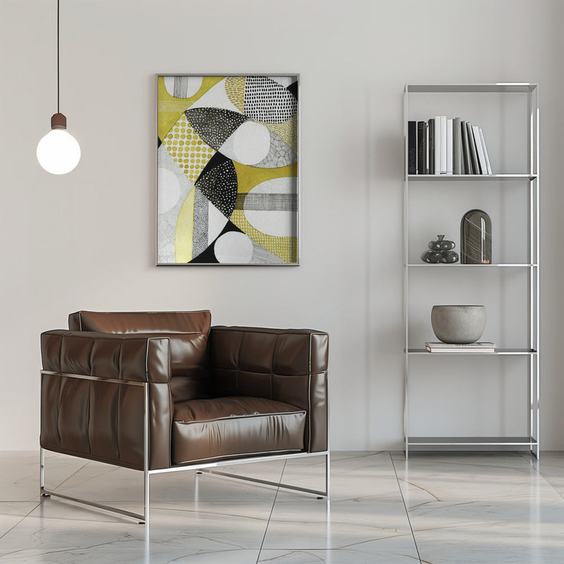 Geometric Harmony - Stretched Canvas, Poster or Fine Art Print I Heart Wall Art