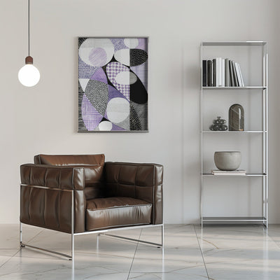 Dynamic Geometric Patterns - Stretched Canvas, Poster or Fine Art Print I Heart Wall Art