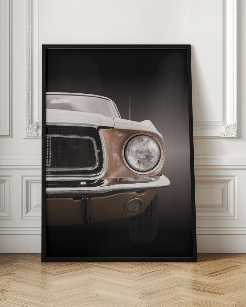 American classic car Mustang Coupe 1968 - Stretched Canvas, Poster or Fine Art Print I Heart Wall Art