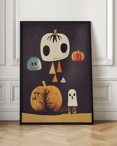 Boo! - Stretched Canvas, Poster or Fine Art Print I Heart Wall Art