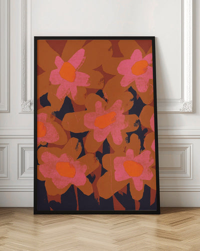 Giant Flowers - Stretched Canvas, Poster or Fine Art Print I Heart Wall Art