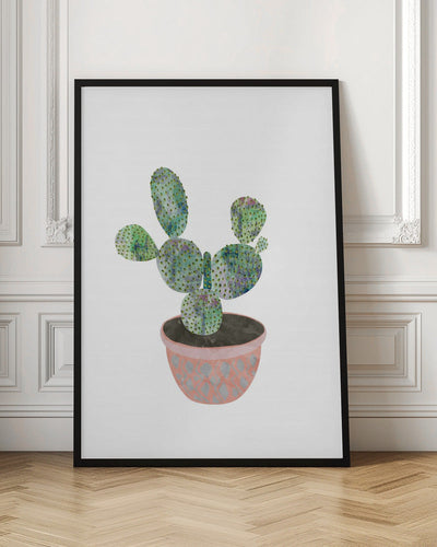 Boho scandi cactus 3 - Stretched Canvas, Poster or Fine Art Print I Heart Wall Art