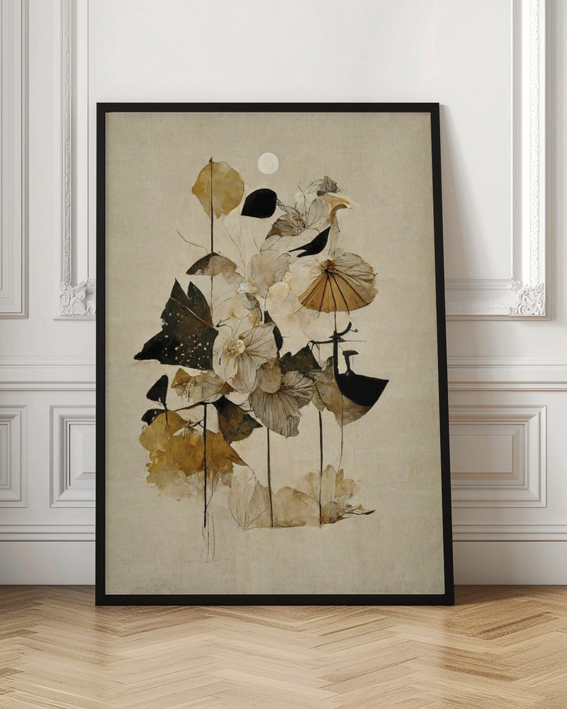 Flowers And Sun - Stretched Canvas, Poster or Fine Art Print I Heart Wall Art