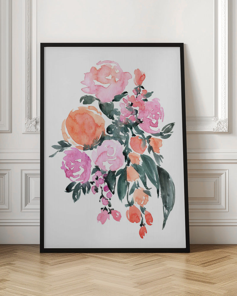 Heidi bouquet - Stretched Canvas, Poster or Fine Art Print I Heart Wall Art