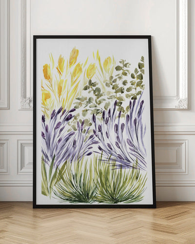 Elisa's garden right - Stretched Canvas, Poster or Fine Art Print I Heart Wall Art