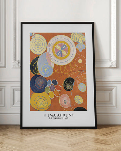 The Ten Largest No.3 Poster - Stretched Canvas, Poster or Fine Art Print I Heart Wall Art