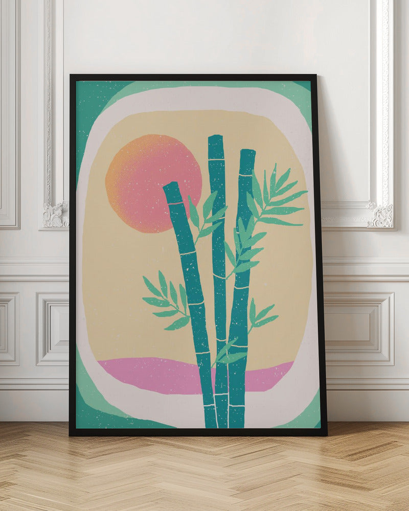 Bamboo in the Desert - Stretched Canvas, Poster or Fine Art Print I Heart Wall Art