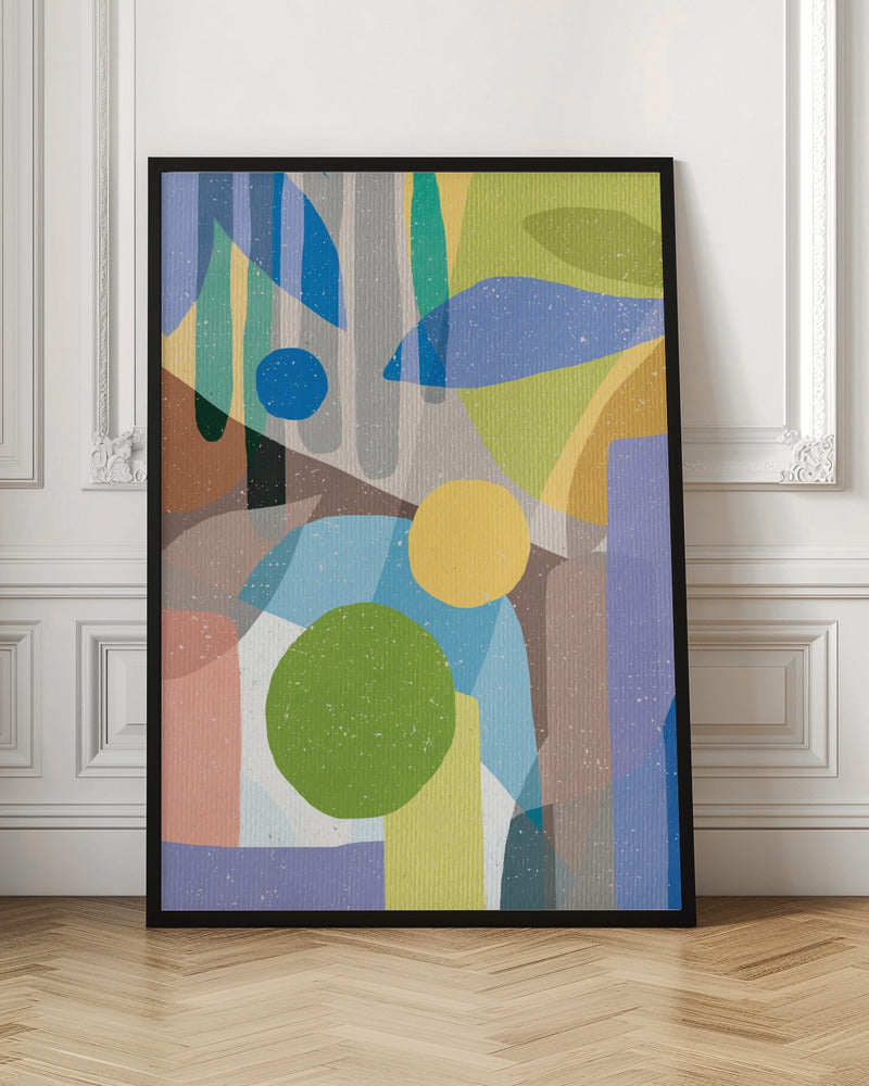 Colorful Pattern - Stretched Canvas, Poster or Fine Art Print I Heart Wall Art
