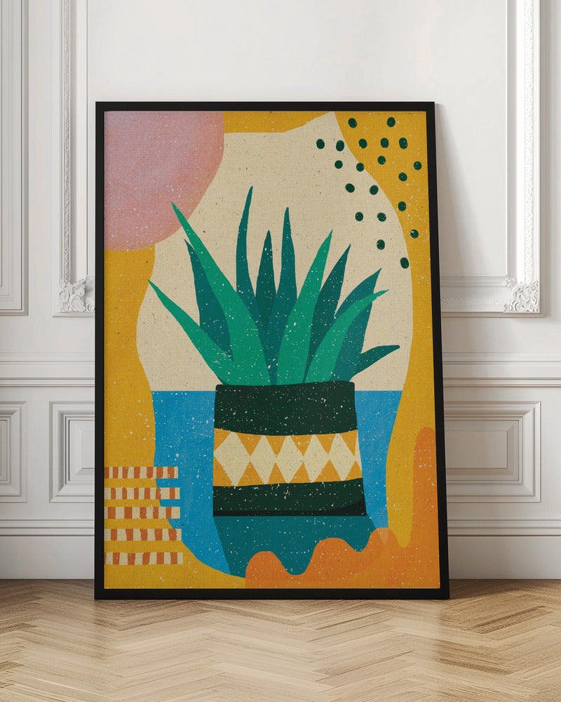 The Orange Day - Stretched Canvas, Poster or Fine Art Print I Heart Wall Art