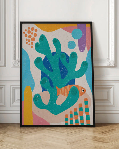 Underwater Scene - Stretched Canvas, Poster or Fine Art Print I Heart Wall Art