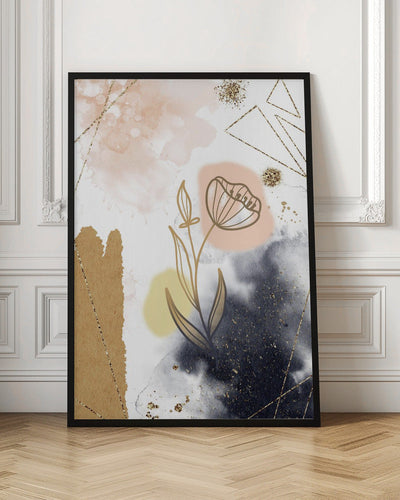 Poinsetta - Stretched Canvas, Poster or Fine Art Print I Heart Wall Art