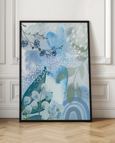 Iceberg Blue-2 - Stretched Canvas, Poster or Fine Art Print I Heart Wall Art