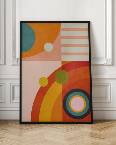 Playing Around Shapes 3 - Stretched Canvas, Poster or Fine Art Print I Heart Wall Art