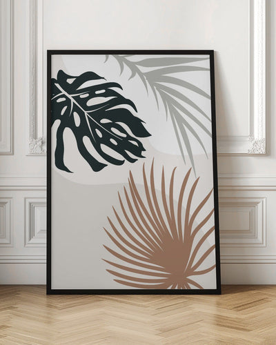 Tropical Leaves No3 - Stretched Canvas, Poster or Fine Art Print I Heart Wall Art