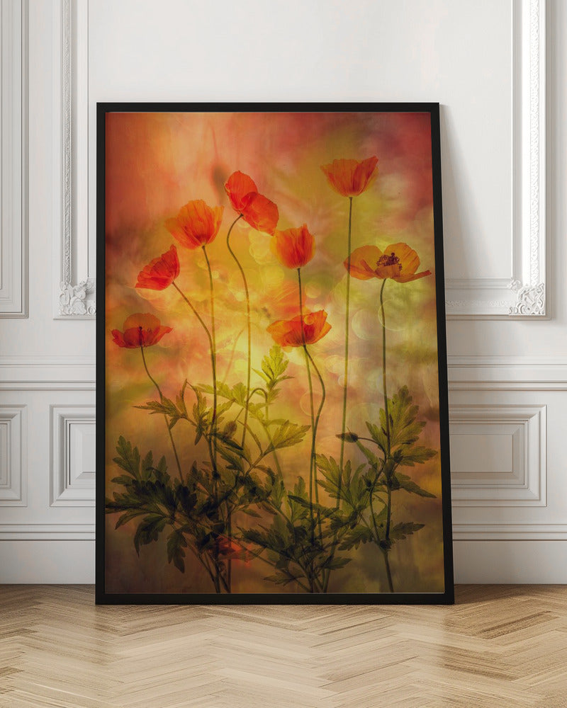 Fire - Stretched Canvas, Poster or Fine Art Print I Heart Wall Art