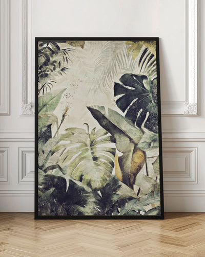 I Jungle01x a 50x70xb - Stretched Canvas, Poster or Fine Art Print I Heart Wall Art