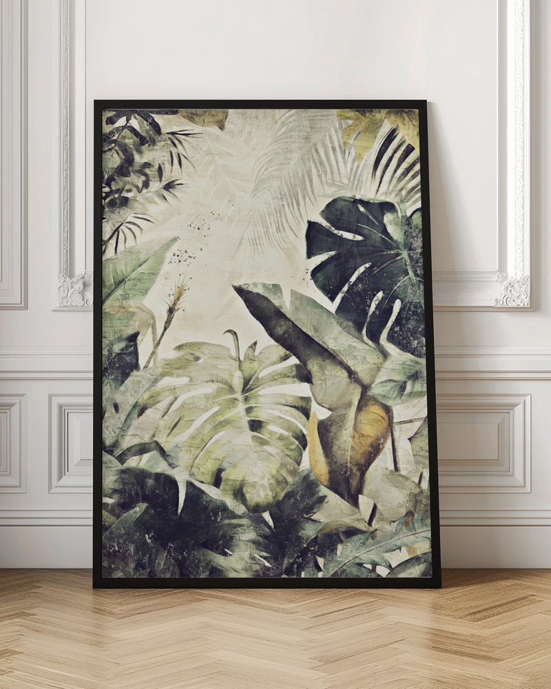 I Jungle01x a 50x70xb - Stretched Canvas, Poster or Fine Art Print I Heart Wall Art