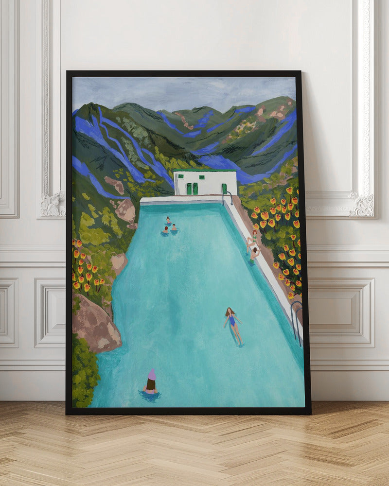 Hotsprings - Stretched Canvas, Poster or Fine Art Print I Heart Wall Art