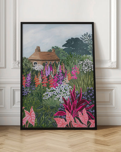 Lush Garden - Stretched Canvas, Poster or Fine Art Print I Heart Wall Art