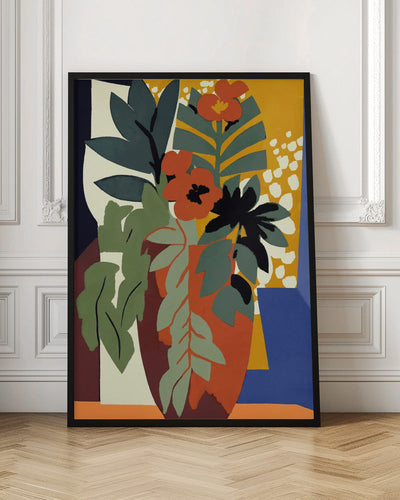 Abstract Flower Impressions - Stretched Canvas, Poster or Fine Art Print I Heart Wall Art