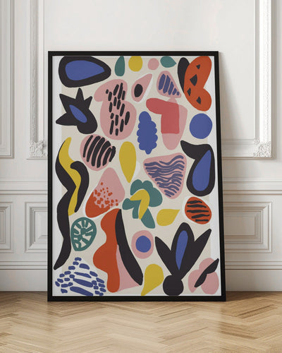 Summer Collection No 5 - Stretched Canvas, Poster or Fine Art Print I Heart Wall Art