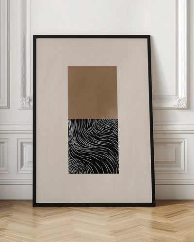 Geometric and Organic Shapes - Stretched Canvas, Poster or Fine Art Print I Heart Wall Art