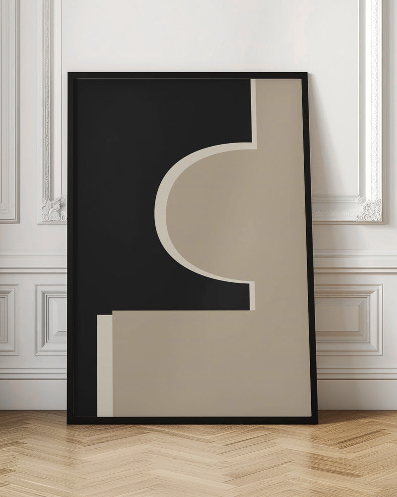 Abstract Graphic Shapes - Stretched Canvas, Poster or Fine Art Print I Heart Wall Art