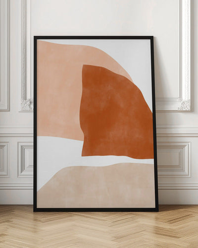 Gentle Earth Tones - Stretched Canvas, Poster or Fine Art Print I Heart Wall Art