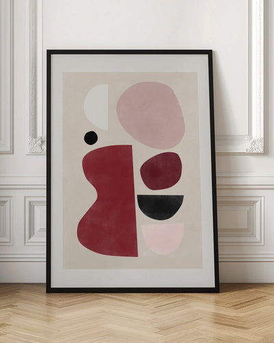 Abstract Geometric Shapes - Stretched Canvas, Poster or Fine Art Print I Heart Wall Art