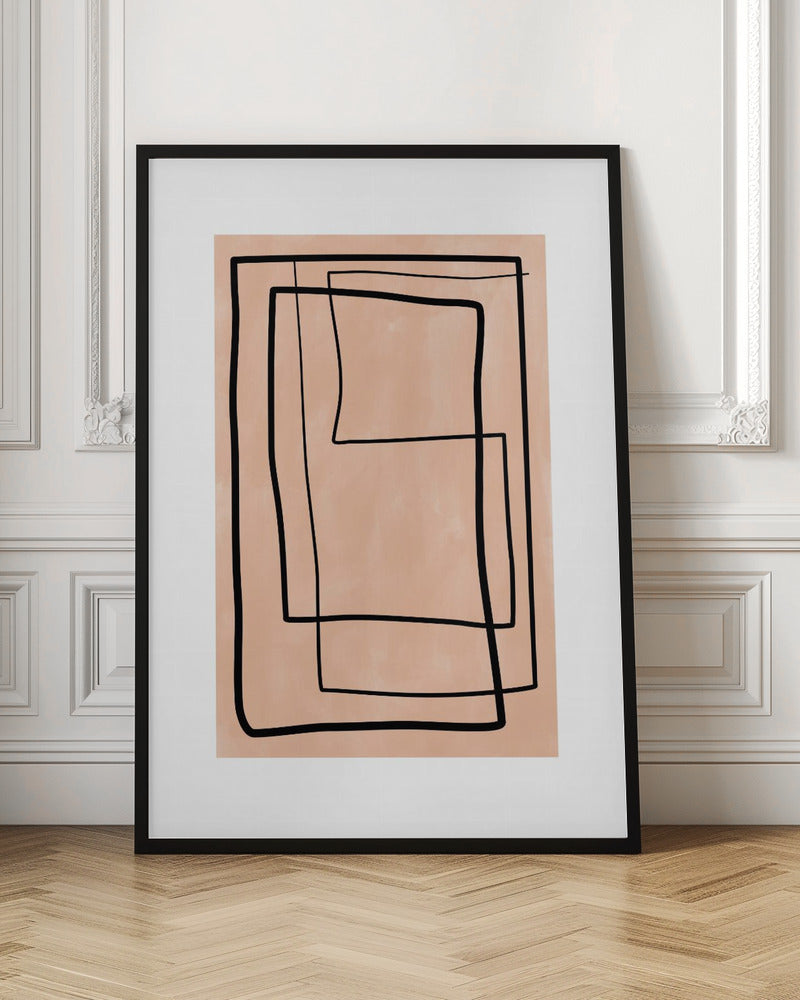 Geometric Elegance - Stretched Canvas, Poster or Fine Art Print I Heart Wall Art